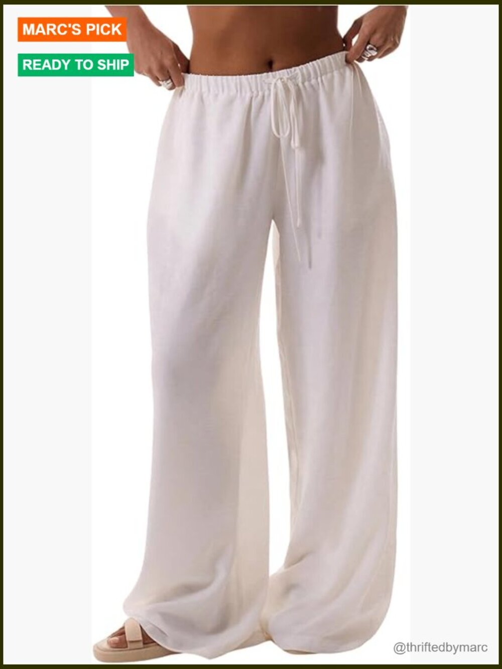 Wide Leg Linen Beach Cover Up Pants Swimsuit Coverup Summer Vacation Outfits